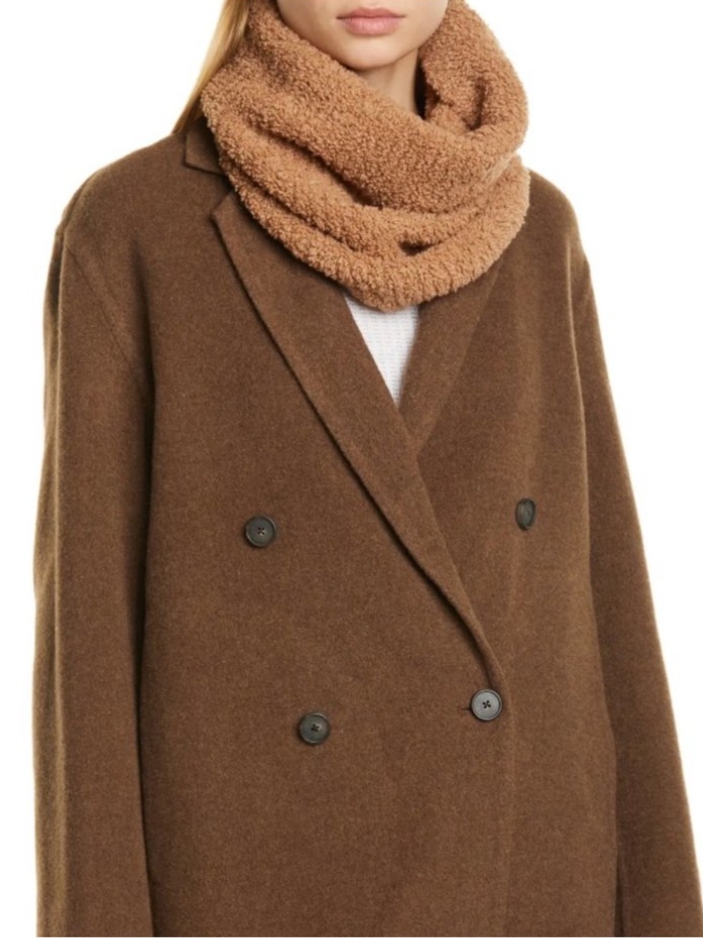 Vince Teddy Infinity Loop Scarf